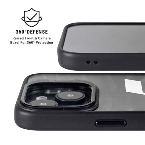 NBA Utah Jazz Black Animal Print iPhone 15 Kickstand Case